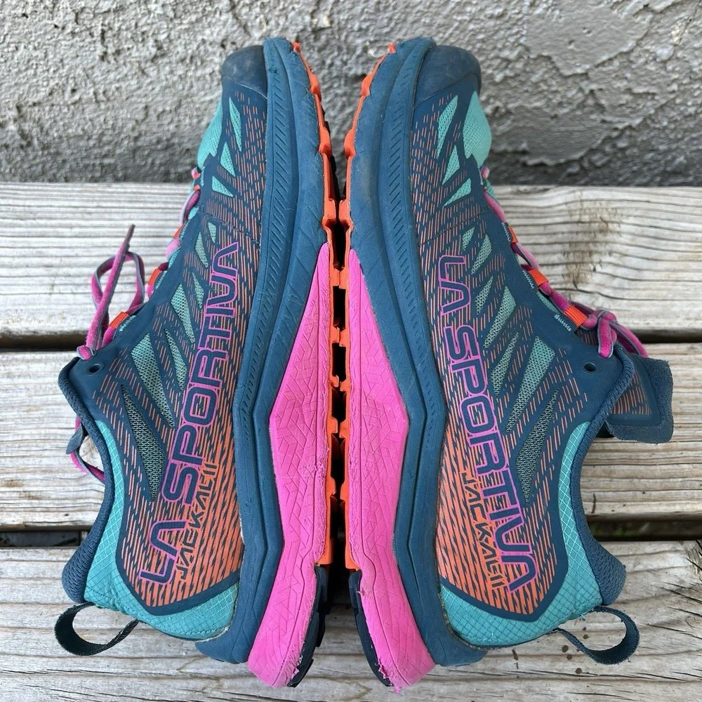 La Sportiva Shoes Women Size 10.5 Jackal II Trail Running Multicolor No Insoles